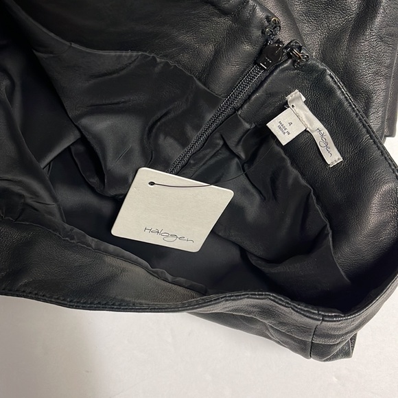 Halogen leather skirt - Picture 3 of 6